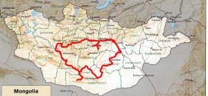 Mongolia Route 2016 -#1